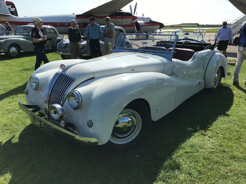 2 Litre Sports Tourer. These were the first postwar AC’s and stayed in production until the mid 50's. This one looked later than the black one above.
